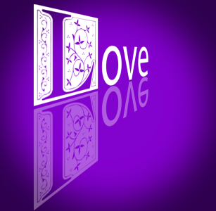 Decoration typography lettering