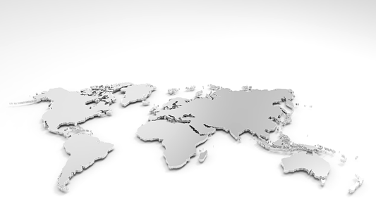 Geography education globe