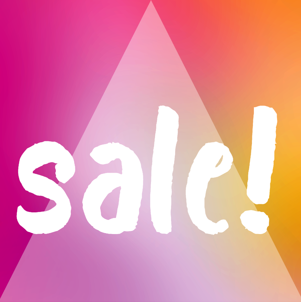 Advertising discount poster gold discount label