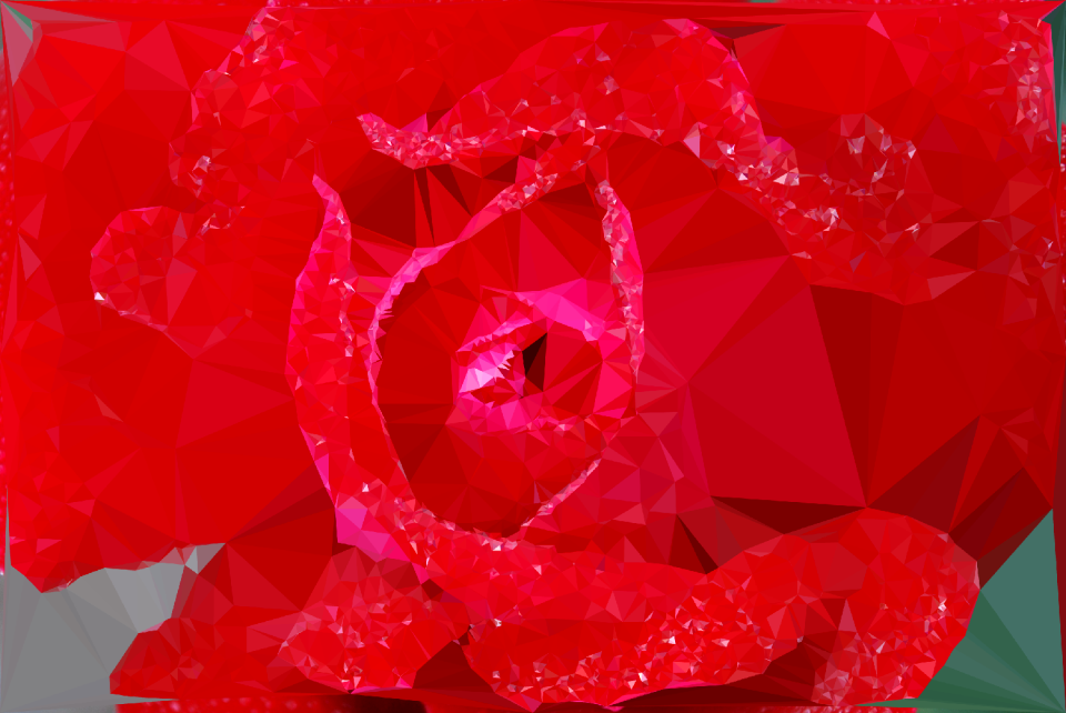 Triangle flower floral