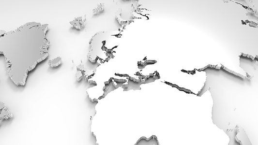 Geography education globe