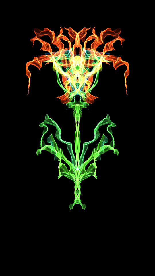 Design flower red