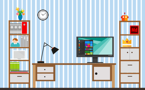 Office buro Free illustrations