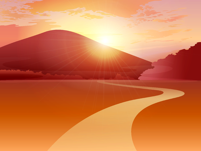 Scenery colorful Free illustrations