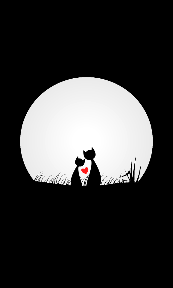Moon black background wallpaper