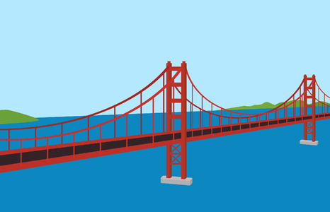 Francisco bridge Free illustrations