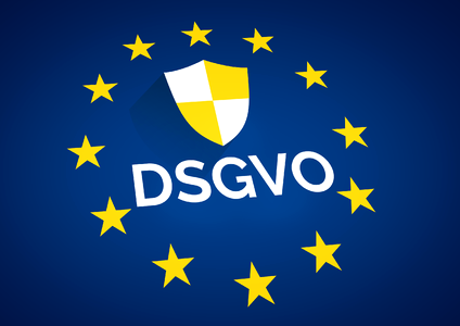 Data protection regulation icon graphic