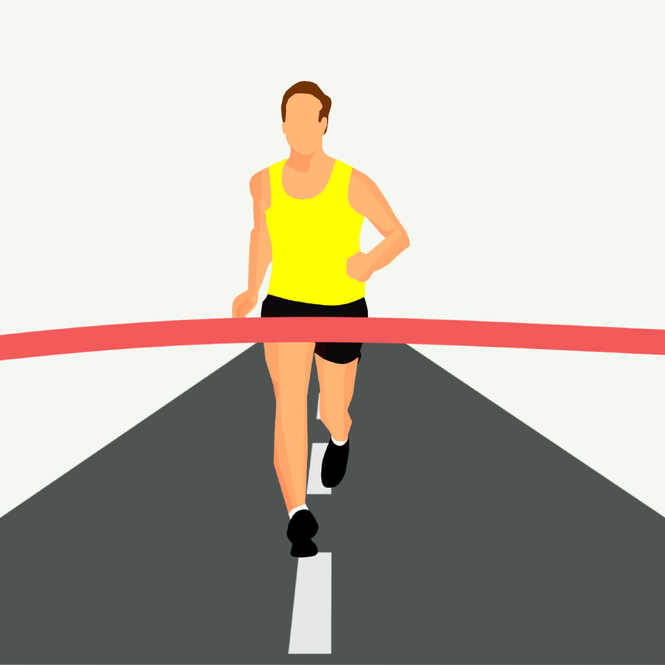 Straight race end free graphics