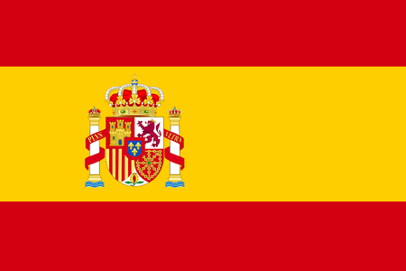 Red yellow spanish flag