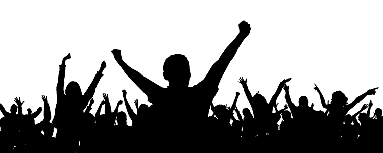 Football cheers joy