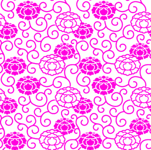 Flowers plant traditional pattern