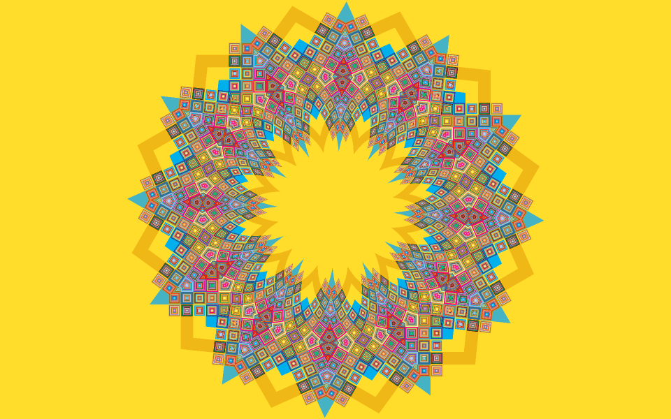 Squares diamonds texture
