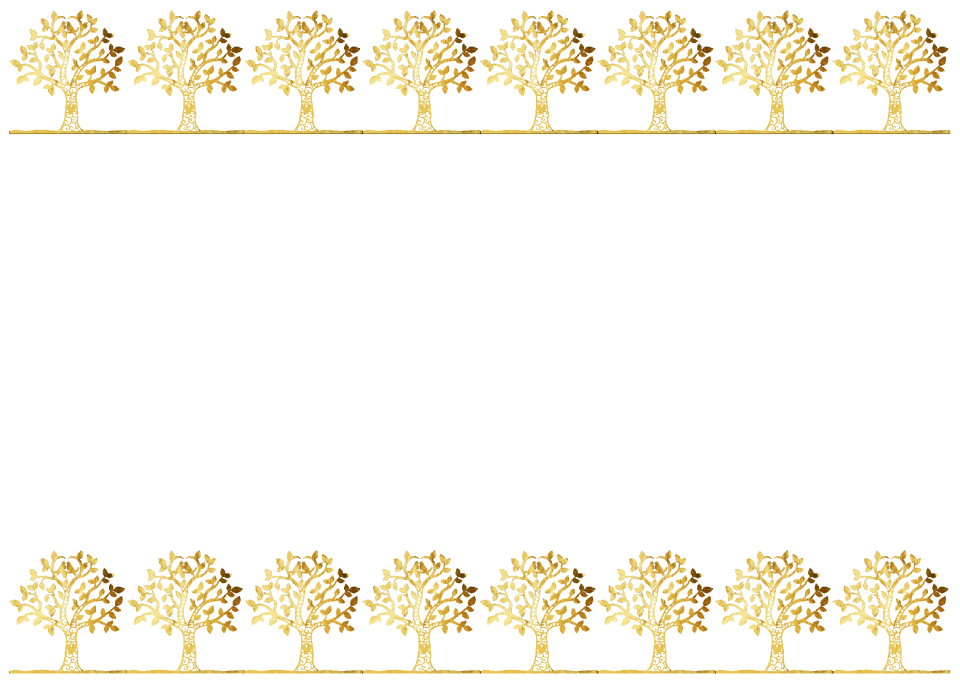 Gold design ornament