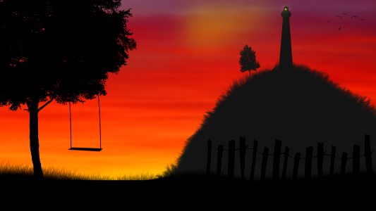 Sky landscape nature