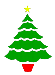 Decorative december happy