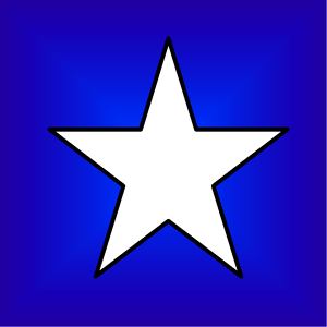 Symbol logo white
