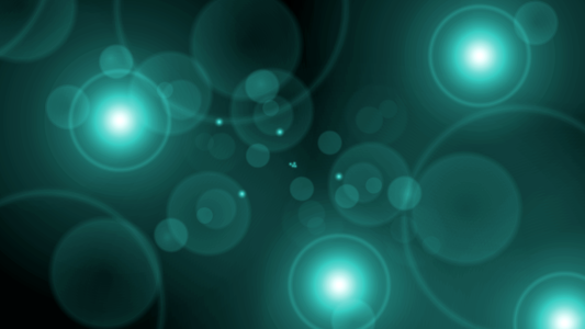 Green circle abstract background