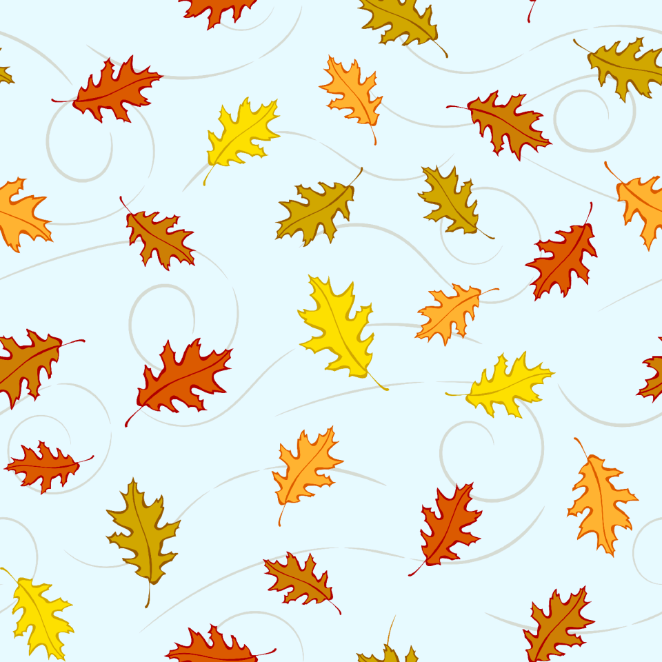 Autumn leaves wind