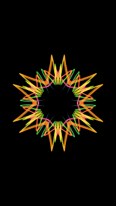 Pattern color flower