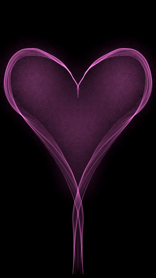 Color romantic heart