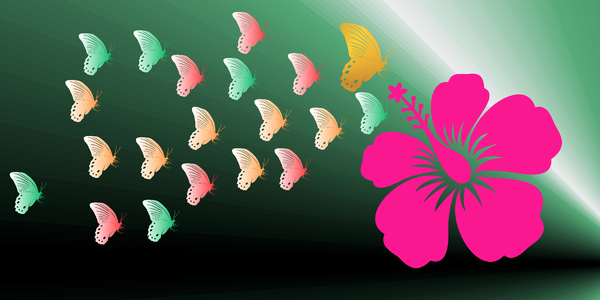 The beauty of the flower flower shoes Free illustrations