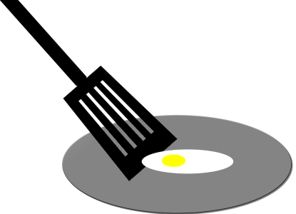 Fried egg breakfast Free illustrations