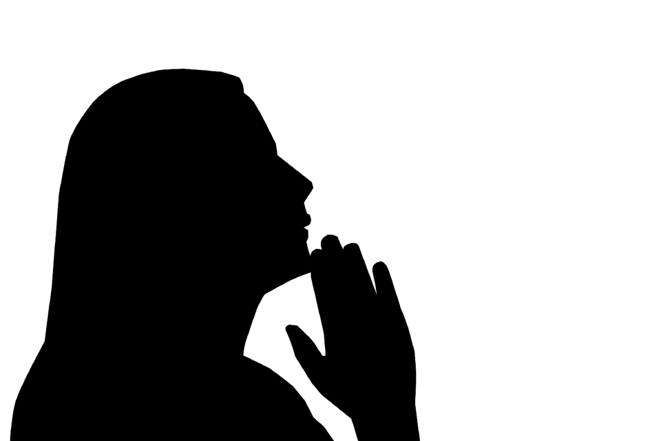 Praying woman Free illustrations