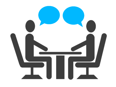 Job interview conversation business