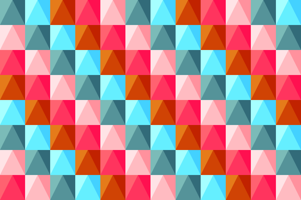 Pastel geometric design