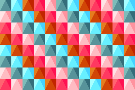 Pastel geometric design