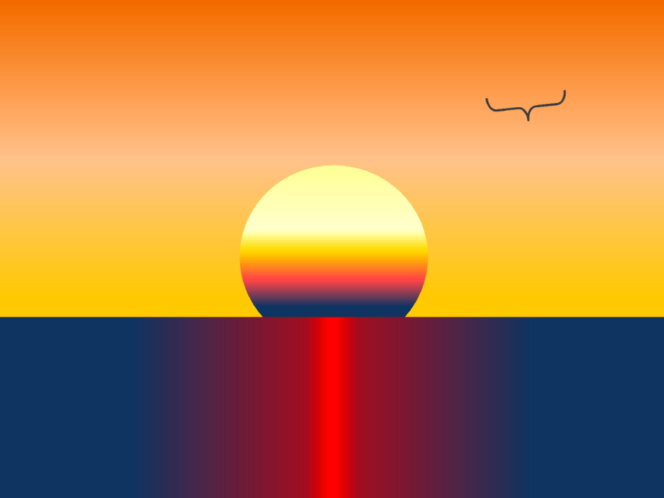 Beach sunset orange background orange beach
