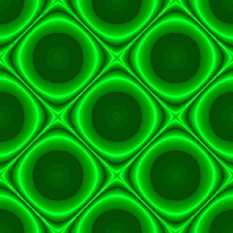 Geometric pattern green