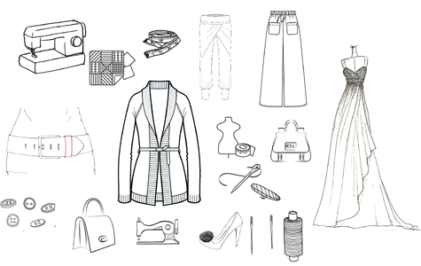 Accessories fabric Free illustrations