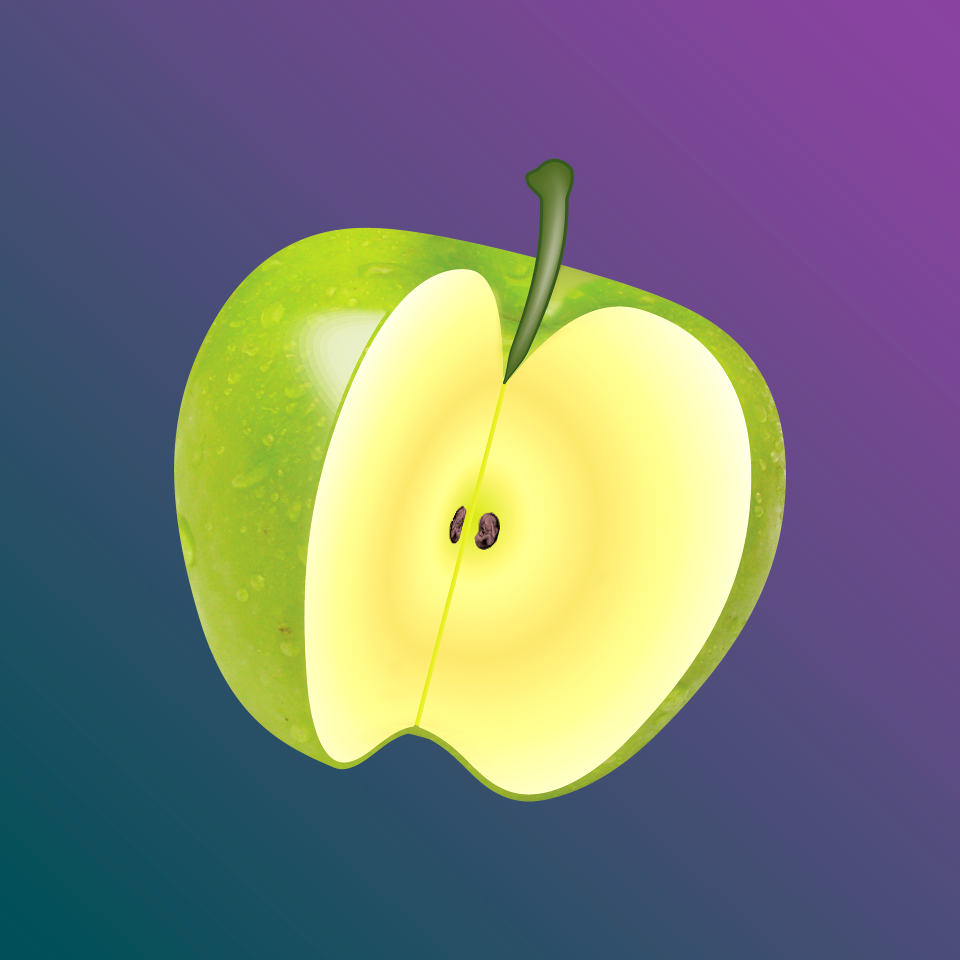 Green fruit ripe