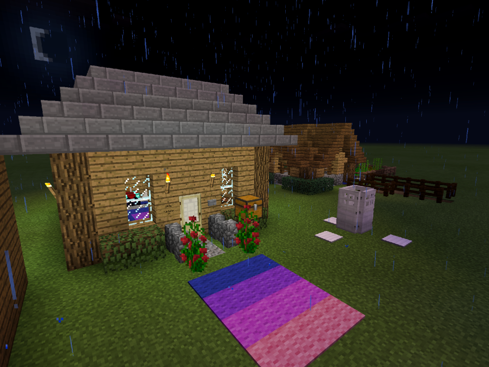3d digital art village villager