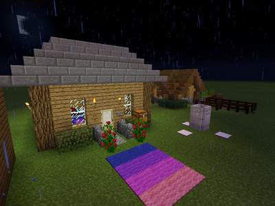 3d digital art village villager