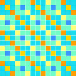 Colorful squares shapes