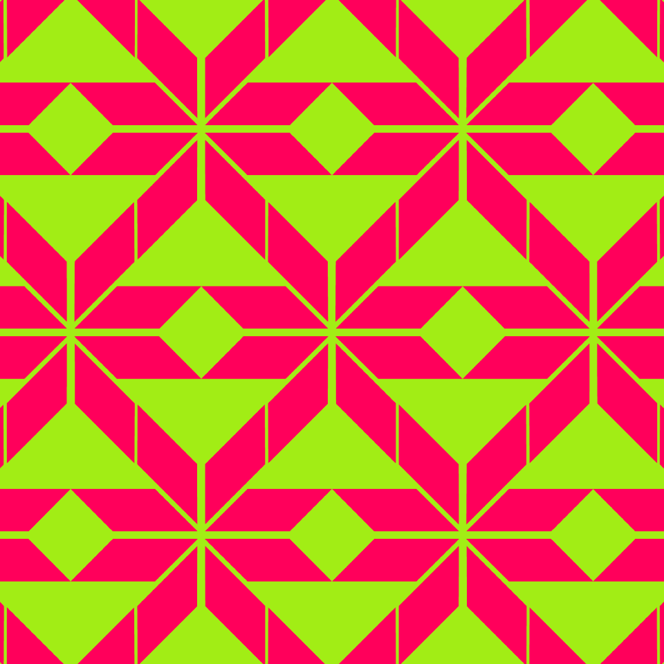 Aztec green pink