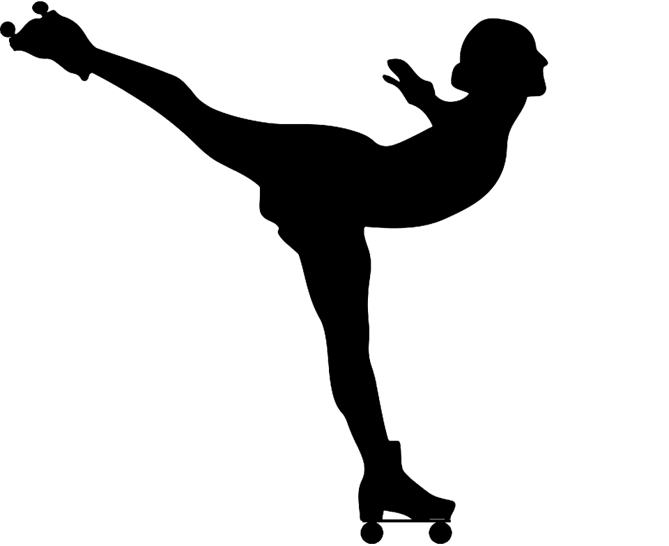 Skater woman Free illustrations