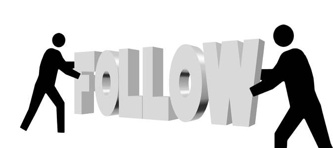After race follow me