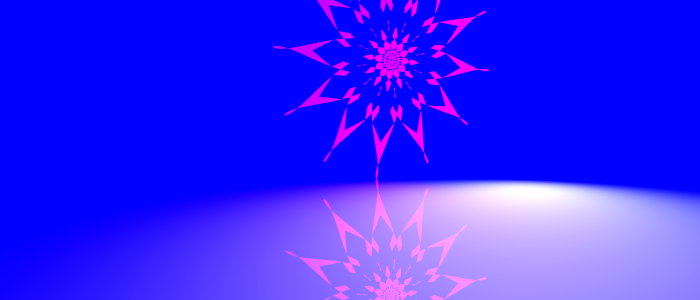 Blue winter star