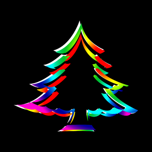 Christmas tree isolated Free illustrations