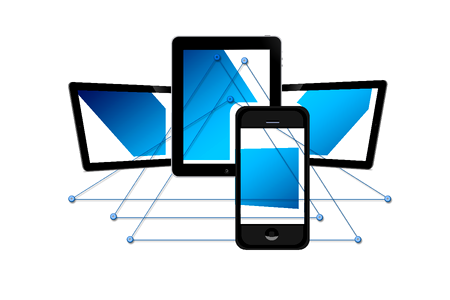 Smartphone tablet white
