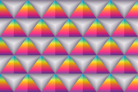 Geometric pyramid abstract