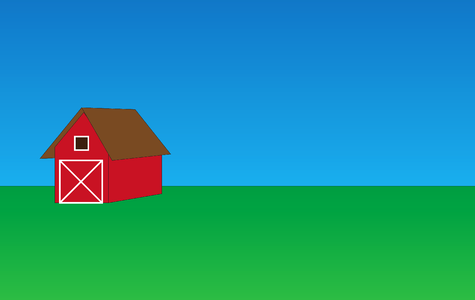 Country countryside cartoon