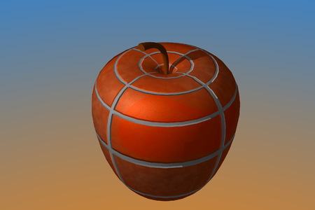 Stone brown apple Free illustrations
