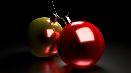Decoration sphere shiny