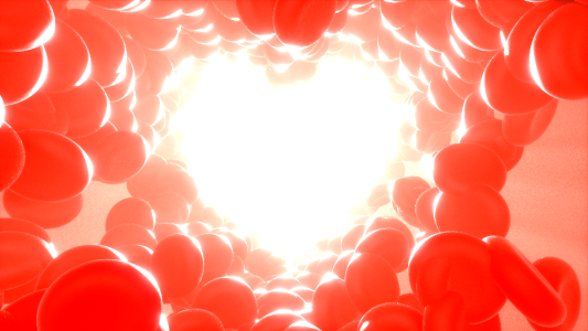 Erythrocytes wallpaper glow