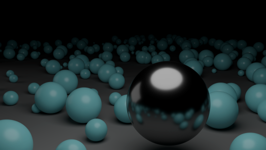 Plastic sphere reflection