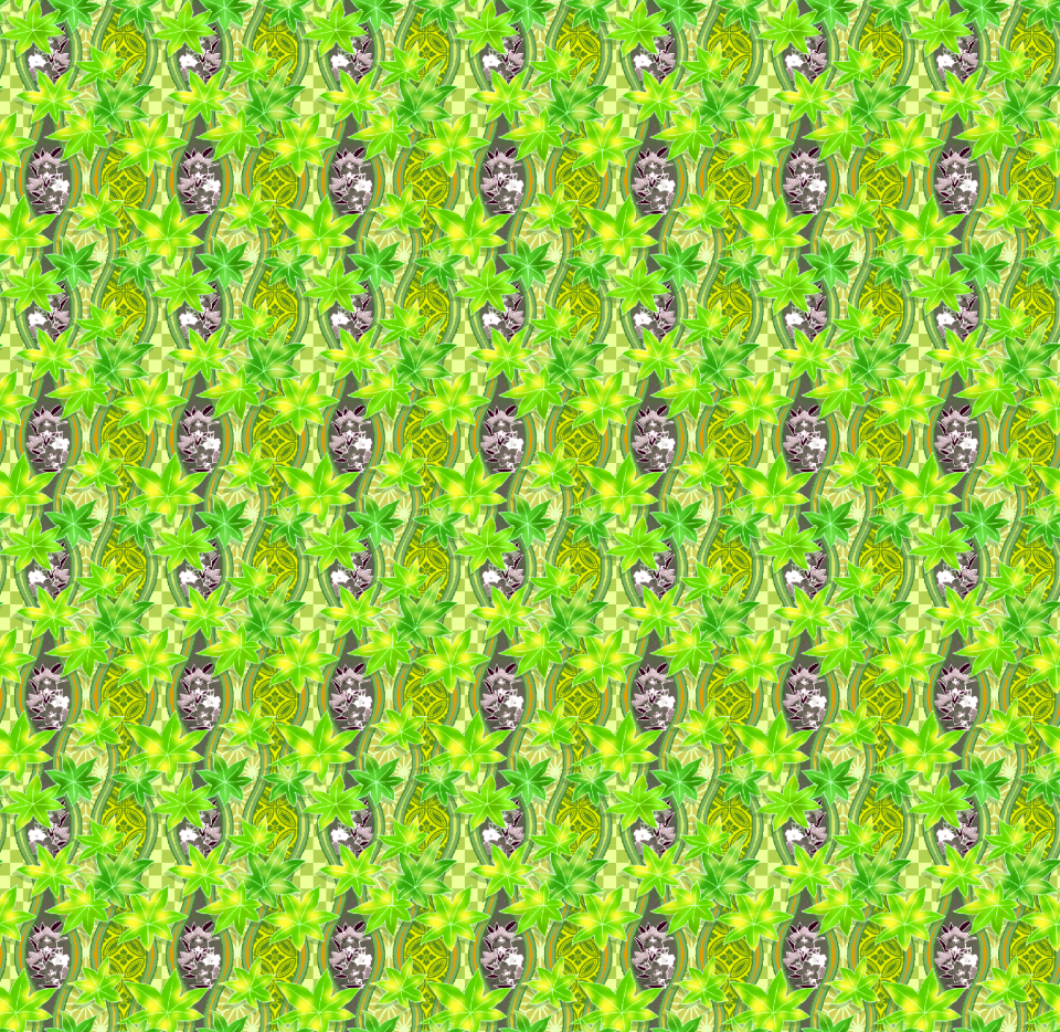 Pattern floral design natural